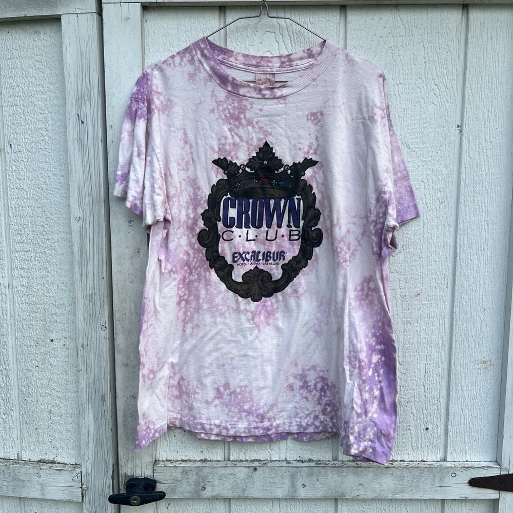 Vintage 90s Crown Club Excalibur Casino Las Vegas Single Stitched T Shirt